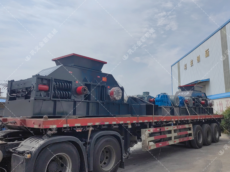 2PG1208大型對輥制砂機發貨圖片